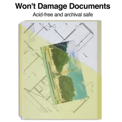 Staples Poly Binder Pocket, 3-Hole Punched, Assorted Colors, 5/Pack (ST15158-CC)