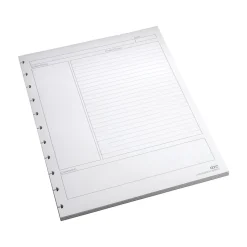 Staples Premium Arc Notebook System Refill Paper, 8.5" x 11", 50 Sheets, College Ruled, White (20021)