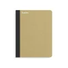 Staples Premium Composition Notebook, 7.5" x 9.75", Wide Ruled, 100 Sheets, Brown (TR52119)