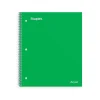 Staples Premium 1-Subject Notebook, 8" x 10.5", Wide Ruled, 100 Sheets, Green, 12/Carton (TR51452CT)