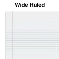 Staples Premium 1-Subject Notebook, 8" x 10.5", Wide Ruled, 100 Sheets, Purple, 12 Notebooks/Carton (TR20960CT)