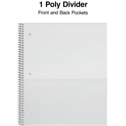 Staples Premium 1-Subject Notebook, 8.5