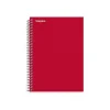 Staples Premium 1-Subject Notebook, 4.38" x 7", College Ruled, 80 Sheets, Red (TR58349)