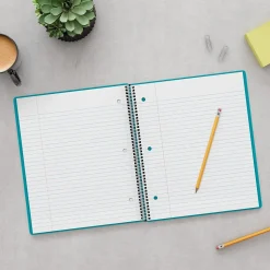 Staples Premium 3-Subject Notebook, 8.5