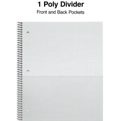 Staples Premium 1-Subject Notebook, 8.5