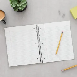 Staples Premium 3-Subject Notebook, 8.5