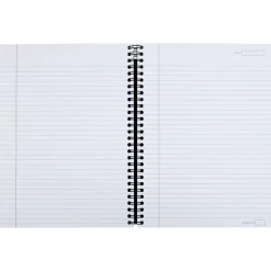 Staples Professional Notebook, 6-1/2" x 9-1/2", 80 Sheets, College Ruled, Black (25144)