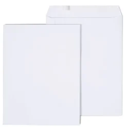 Staples QuickStrip EasyClose Self Seal Catalog Envelopes, 10" x 13", White, 100/Box (ST379476N-CC)