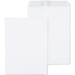 Staples QuickStrip EasyClose Self Seal Catalog Envelopes, 9" x 12", White, 100/Box (ST379479-CC)