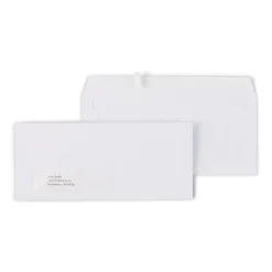 Staples QuickStrip EasyClose Self Seal #10 Window Envelopes, 4 1/8" x 9 1/2", White Wove, 500/Box (ST381936/381936)