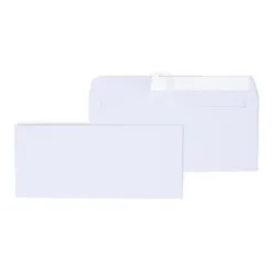 Staples QuickStrip EasyClose Self Seal #10 Business Envelopes, 4 1/8" x 9 1/2", White, 100/Box (ST50307-CC)