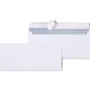 Staples QuickStrip EasyClose Self Seal Security Tinted #10 Business Envelopes, 4 1/8" x 9 1/2", White, 100/Box (ST50308-CC)