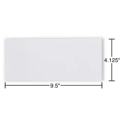 Staples QuickStrip EasyClose Self Seal Security Tinted #10 Business Envelopes, 4 1/8