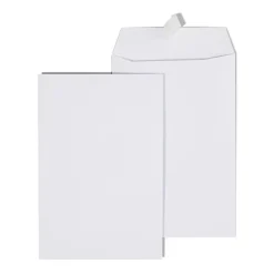 Staples QuickStrip EasyClose Self Seal #1 Catalog Envelopes, 6" x 9", White, 100/Box (ST892099N-CC)
