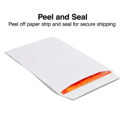 Staples QuickStrip EasyClose Self Seal #1 Catalog Envelopes, 6" x 9", White, 100/Box (ST892099N-CC)