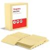 Staples Recycled Notes, 3" x 5", Sunshine Collection, 100 Sheet/Pad, 12 Pads/Pack (S-35YR12/52571)