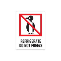 Staples Refrigerate Do Not Freeze Label, 03"L x 04"W, 500/Roll (DL4000)