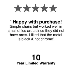 Staples Resin Stacking Chair, Black, 4/Pack (51475)