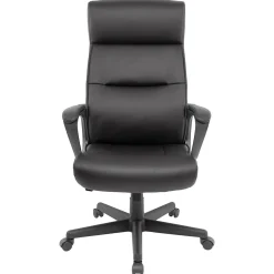Staples Rutherford Luxura Ergonomic Faux Leather Swivel Manager Chair, Black (ST45608V-CC)