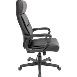 Staples Rutherford Luxura Ergonomic Faux Leather Swivel Manager Chair, Black (ST45608V-CC)