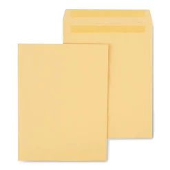 Staples Self Seal Kraft Catalog Envelopes, 10"L x 13"H, Brown, 100/Box (534818/19022)