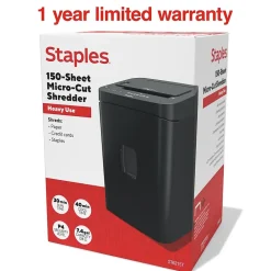 Staples 150-Sheet Micro-Cut Multi-Media Shredder (ST62157)