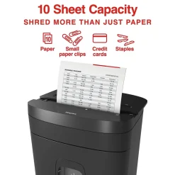 Staples 10-Sheet Micro-Cut Multi-Media Shredder (ST62150)