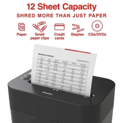 Staples 12-Sheet Micro-Cut Multi-Media Shredder (ST62152)
