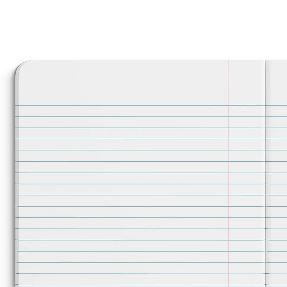 Staples Small Composition Notebook, 5" x 7", College Ruled, 80 Sheets, Black (ST24429)