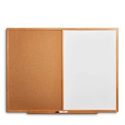 Staples Standard Cork & Dry Erase Whiteboard, 4' x 3' (28324-CC)