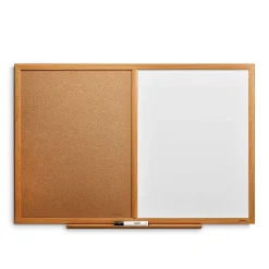 Staples Standard Cork & Dry Erase Whiteboard, 3' x 2' (28323-CC)