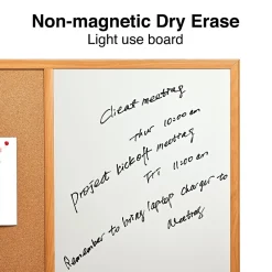 Staples Standard Cork & Dry Erase Whiteboard, 3' x 2' (28323-CC)