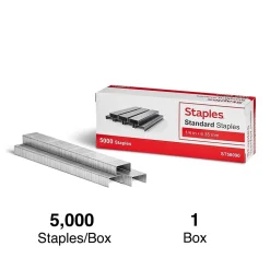 Staples Standard Staples, 1/4