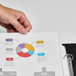 Staples Standard Weight Sheet Protector, 8.5