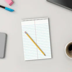 Staples Steno Pad, 6