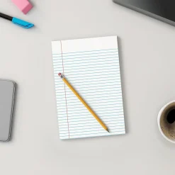 Staples® Steno Pads, 6'' x 9'', Narrow Ruled, 100 Sheets/Pad, 4 Pads/Pack (28046)