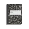 Staples 1-Subject Composition Notebook, 7.5" x 9.75", Graph Ruled, 80 Sheets, Black, 24/Carton (20075CT)