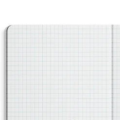 Staples 1-Subject Composition Notebook, 7.5" x 9.75", Graph Ruled, 80 Sheets, Black, 24/Carton (20075CT)
