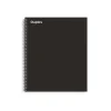 Staples 5-Subject Notebook, 8.5" x 11", College Ruled, 200 Sheets, Black (TR58363)