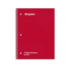 Staples 1-Subject Notebooks, 8" x 10.5", Wide Ruled, 70 Sheets, Assorted Colors, 72/Pack (TR11667CT)