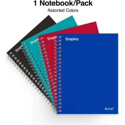 Staples® 1-Subject Professional Notebooks, 4.5