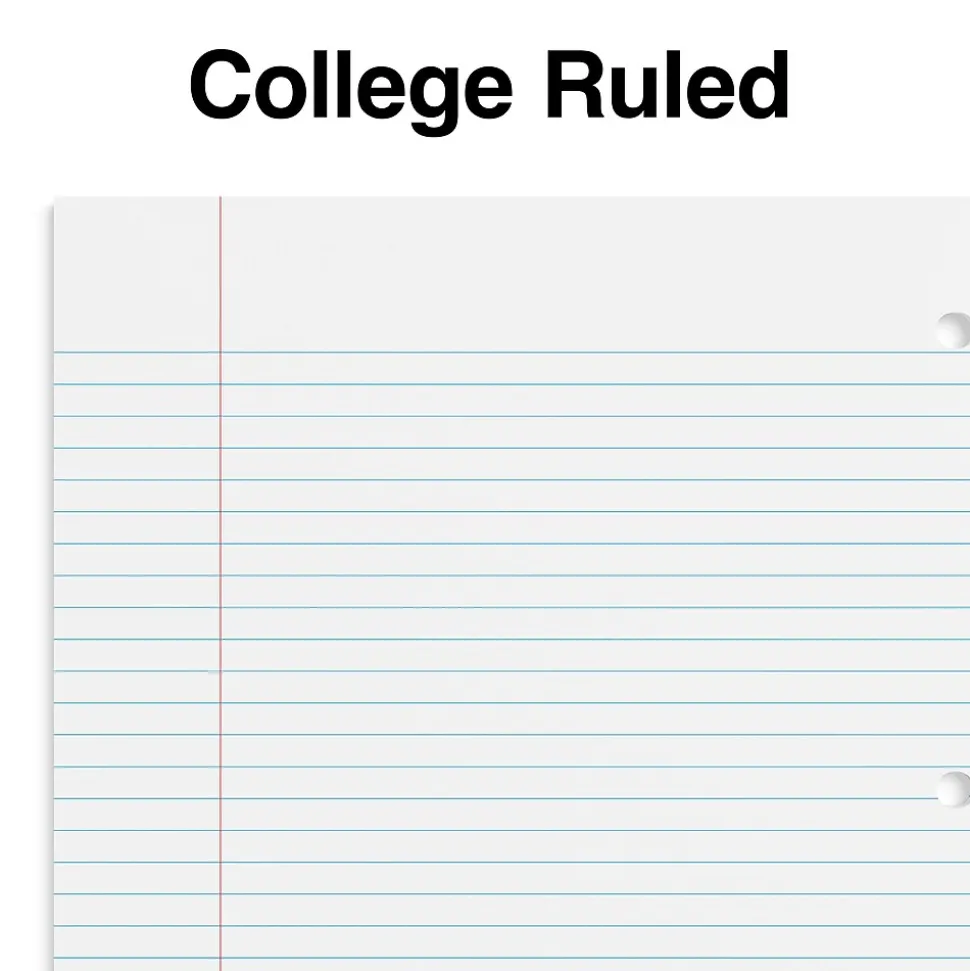 Staples® 1-Subject Subject Notebooks, 8.5" x 11", College Ruled, 100 Sheets, Green (TR58358M-CC)