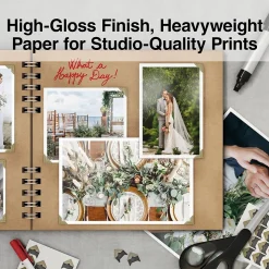 Staples Supreme Glossy Photo Paper, 5