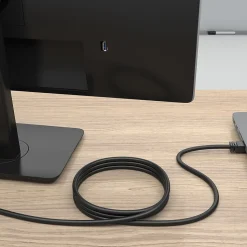 Staples TECH 10' Cat 7 Ethernet Cable, Male to Male, Black (ST62461)