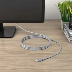 Staples TECH 50' Cat-6 Ethernet Cable, Male to Male, Gray (ST62447)