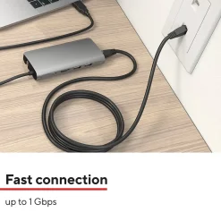 Staples TECH 25 ft. Cat-6 Ethernet Cable, Male to Male, Black (ST62457)