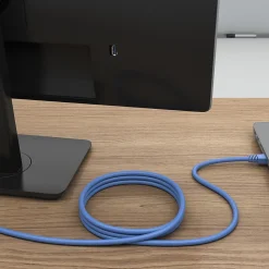 Staples TECH 25 ft. Cat-6 Ethernet Cable, Male to Male, Blue (ST62451)