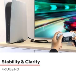 Staples TECH 6 ft. Display Port to Display Port Audio/Video Cable, Male to Male, Black (ST62469)