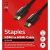 Staples TECH 6 ft. HDMI to HDMI Audio/Video Cable, Male to Male, Black (ST62477)