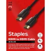 Staples TECH 4 ft. HDMI to HDMI Audio/Video Cable, Male to Male, Black (ST62468)